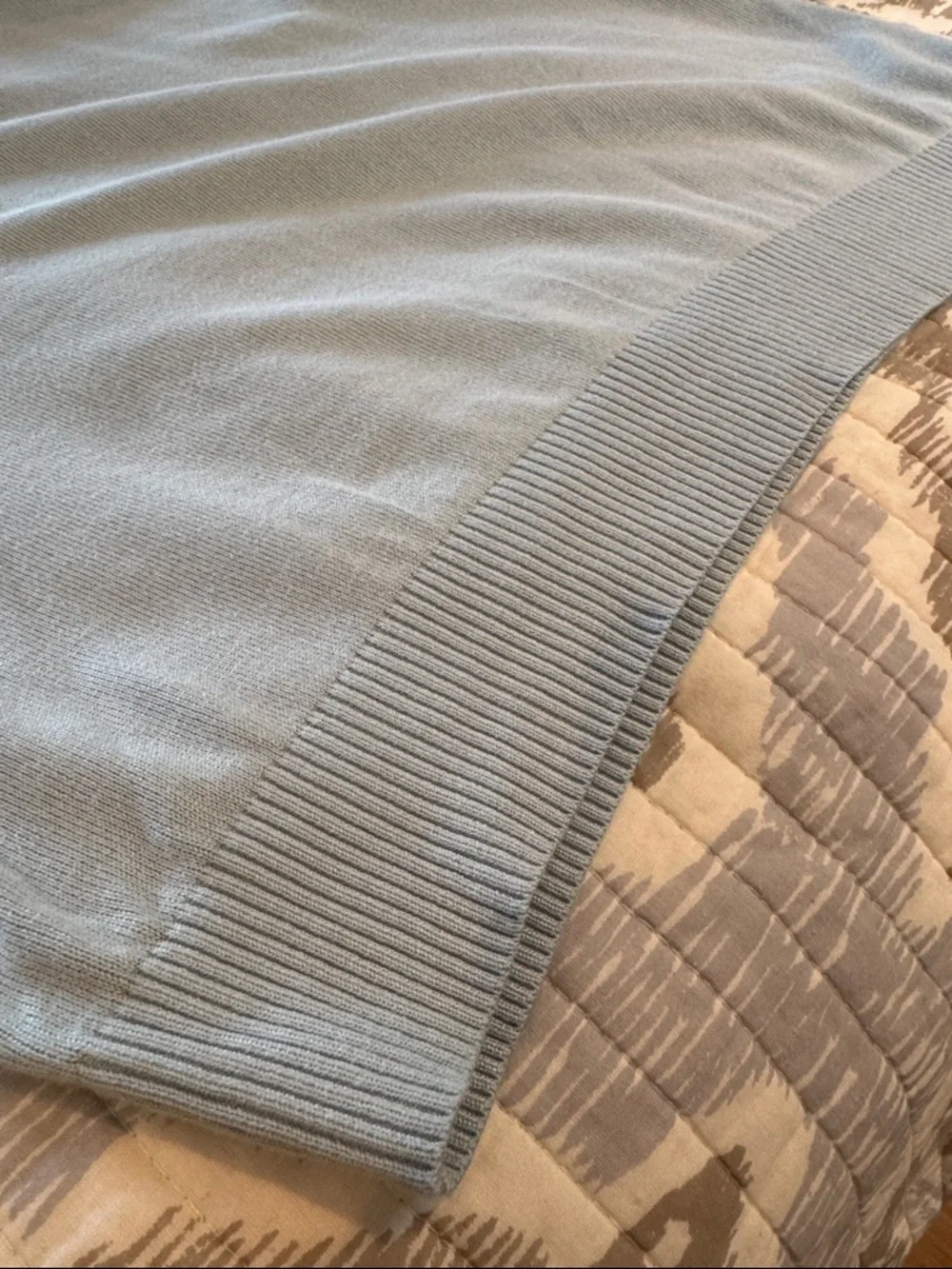 Nautica Men’s V-Neck Sweater in Pale Blue